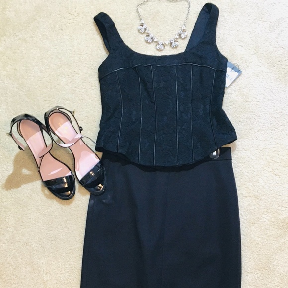 BNWT Corset-Style Brocade Top - Nanette Lapore - Picture 1 of 6